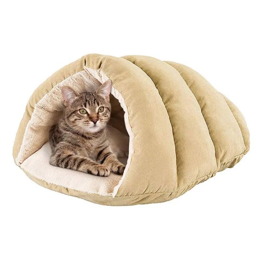 

Dog Bed Sleep Cave For Cat Small Dog Durable Comfortable Washable Original Pouch Covered Hooded Cosy Burrower Puppies Orthopedic