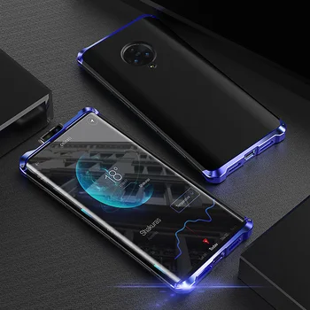 

Armor Aluminum Metal Frame Cases For VIVO NEX3 Cases Anti-knock Hard PC Hybrid Screw Up Back Covers For VIVO X30 Pro X30 Fundas