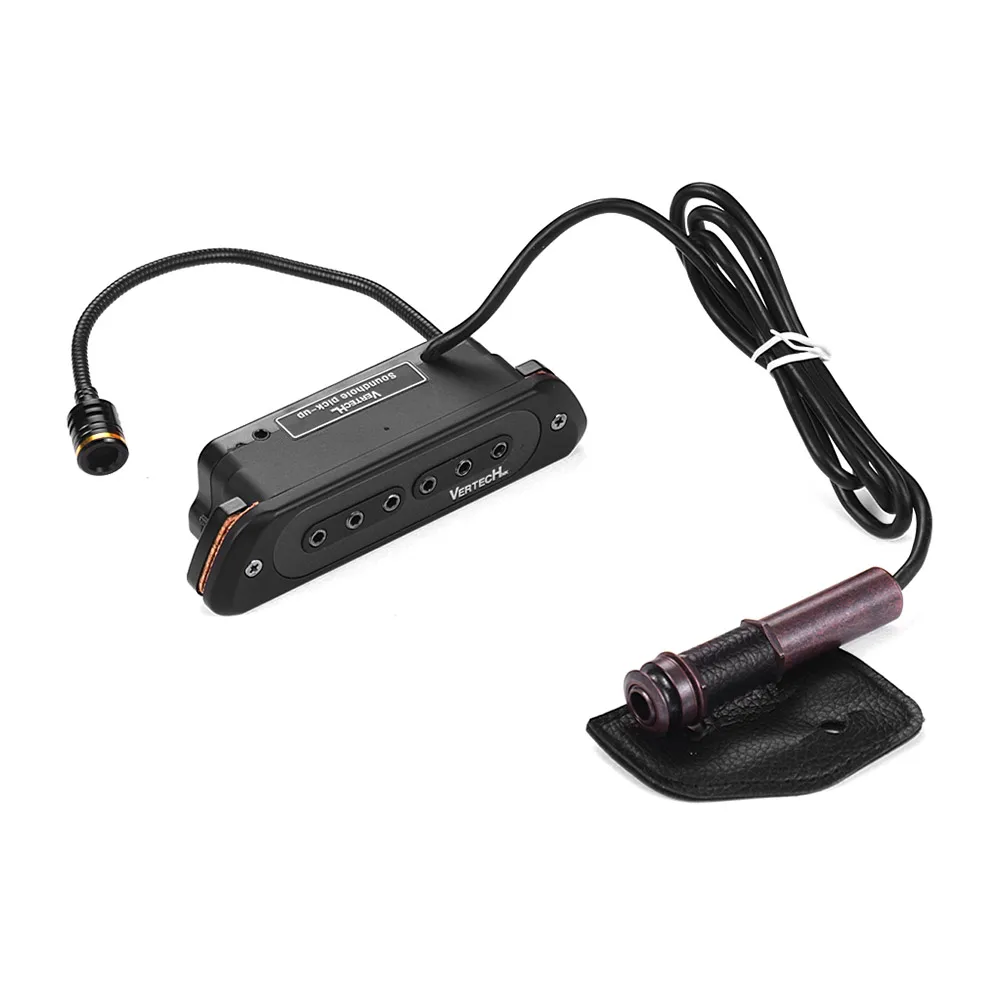 

Hot New VS-9MV Active Guitar Soundhole Pickup Transducer Humbucker + Microphone + Soundboard Pickup 3 Pick-up Ways Accessories