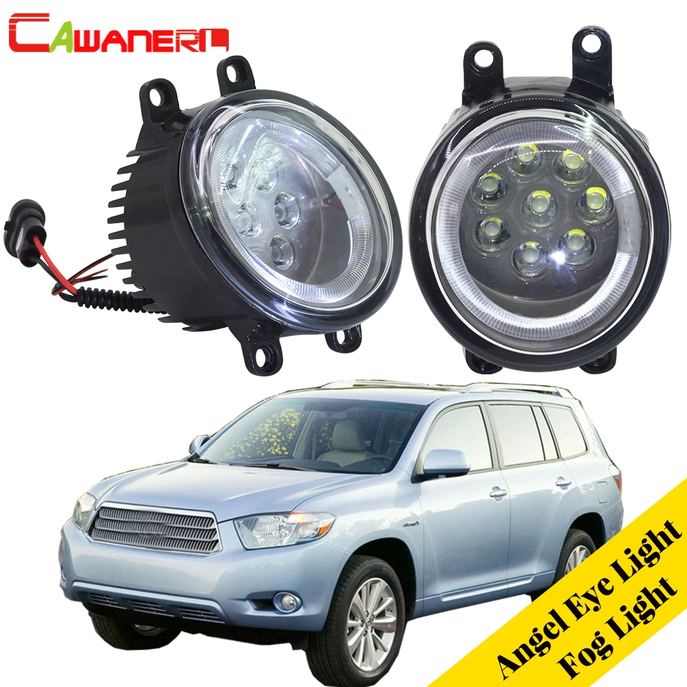 Cawanerl для Toyota Highlander Hybrid 2008 2010 Автомобильный светодиодный противотуманный