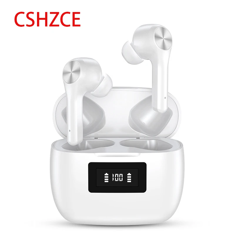 Bluetooth Earphones TWS Wireless Headphones HiFi Music Earbuds Sport Earbuds LED Ear Buds Gaming Headset For IOS Android Phone