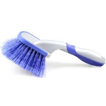 

Hanging Manual Tool Effective Detailing Rim Cleaning Scrubber Auto Handle Soft Bristles Car Washing PVC Vehicle Tire Wheel Brush