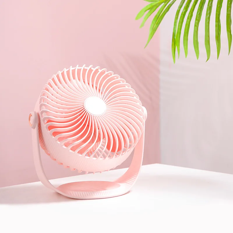 

New Style F12 Fan Small Fan Creative Mute Office Mini USB Small Fan Rotatable Rechargeable Fan