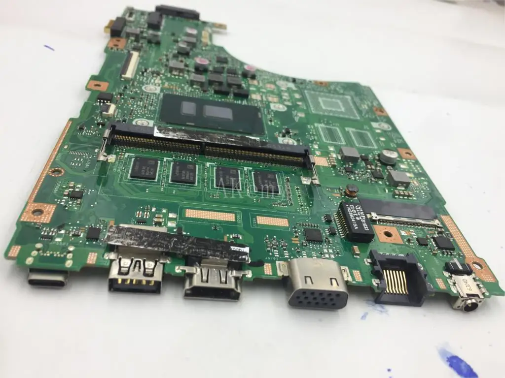 Akemy X456UAK Laptop motherboard For Asus VivoBook X456UA X456UV X456UQk X456UAM X456UAK mainboard 4GB-RAM I7-7500U DDR4