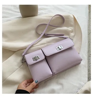 

Free shipping fashion popular all-match solid color multifunctional bag small fresh small square bag messenger bag shoulder bag