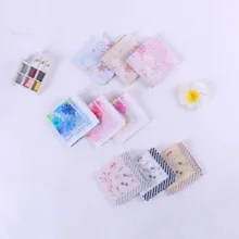 12 шт./партия, хлопок, твердый женский платок высокого класса с принтом, экспортный товар, 45 см* 45 см