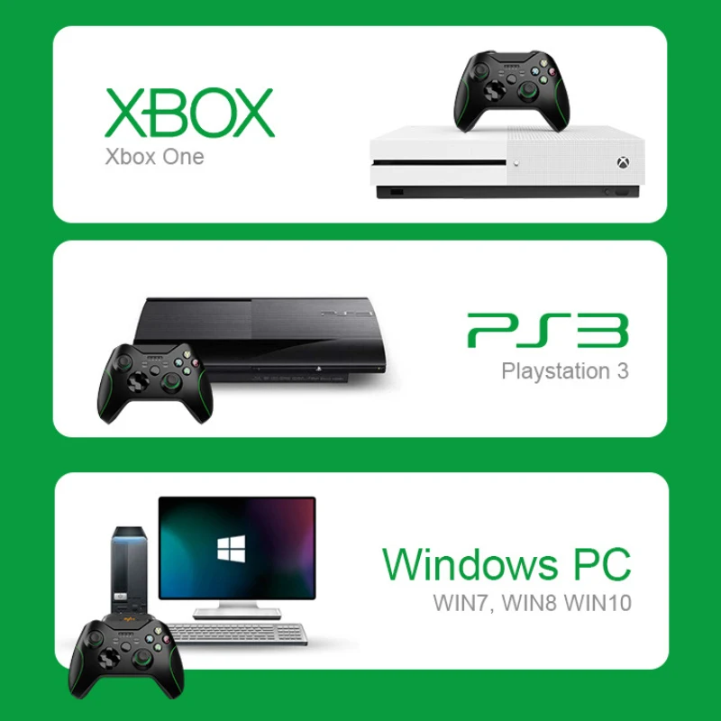 Xbox One ֿܼ   Ʈѷ, PC Win7, PS3 е, Ʈ е ̽ƽ, 2.4G