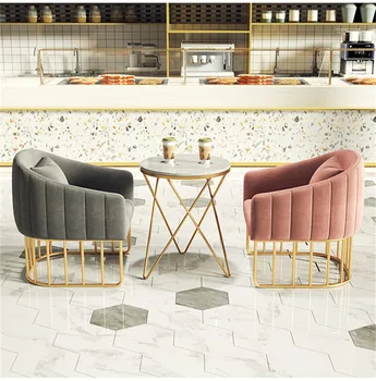 

Modern Dining Chair Leisure Sofa Chair Armchair Cloth Art Customized Living Room Furniture Decoration Single Sofa Chairs