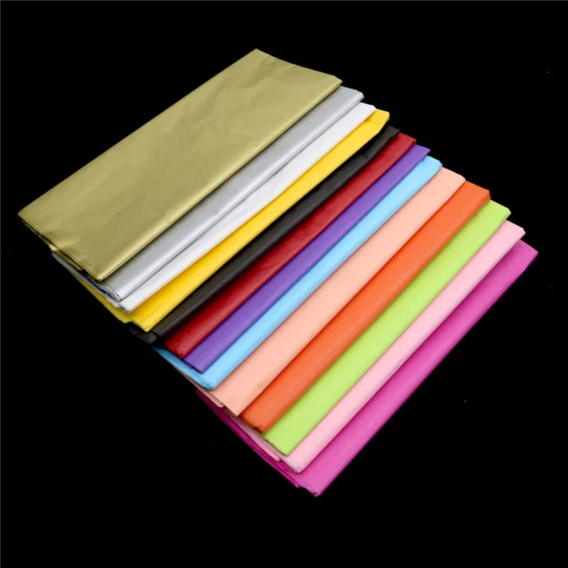 LZRinue 100 fogli di carta velina bianca, 70 x 50 cm Carta velina per confezioni regalo per
