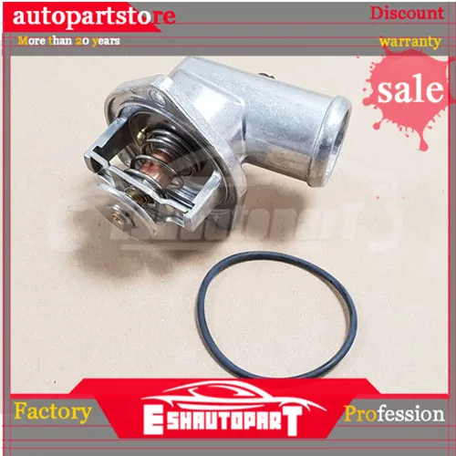 Горячая Распродажа термостат охлаждающей жидкости 1338331 для OPEL Astra G Corsa C Meriva A Zafira B 1,4 1,6 92 ° C металлический корпус термостата