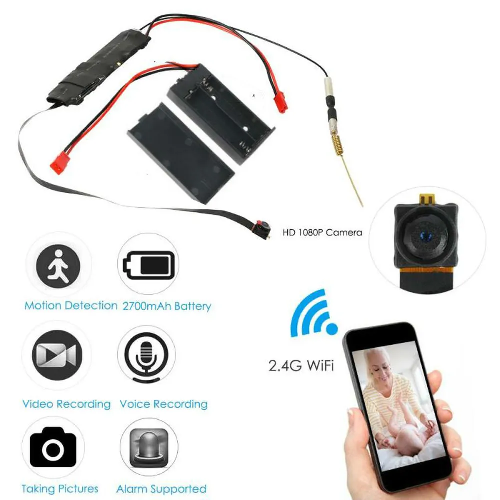  Wifi Telecamera di Rete Webcam Ip P2P Hd 1080P Mini Macchina Fotografica Senza Fili Fai da Te Cam M