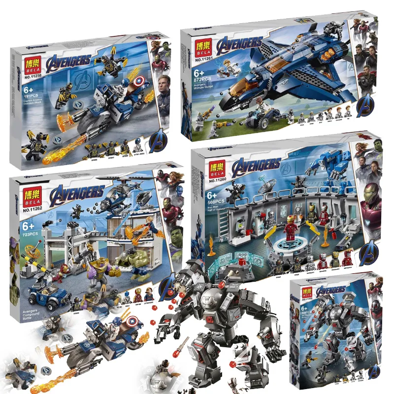 

2019 New Marvel Super Heroe Avengers 4 Endgame Guardians Of The Galaxy Building Blocks Diy Educational Bricks Toys For Children