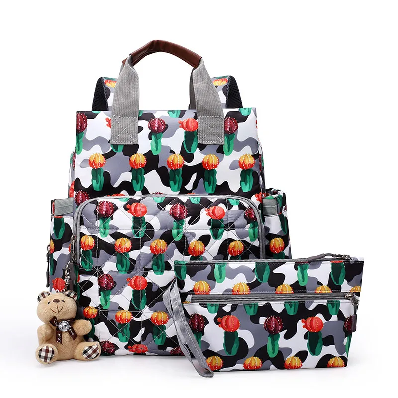 Модный подгузник для беременных, большая сумка для кормления, рюкзак для путешествий, дизайнерская коляска, детская сумка, Детский рюкзак для ухода за ребенком - Цвет: 4