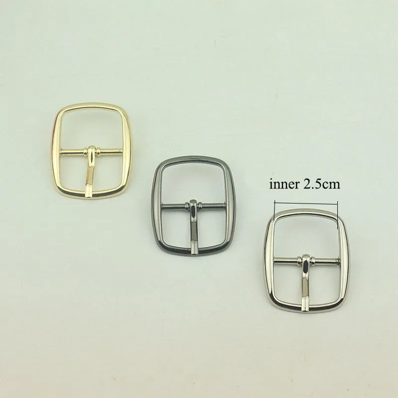 20pcs 25mm Metal Pin Roller Buckle Bags Shoes Belt Slider Buckles DIY Leather Craft Adjust Clasp Hardware Accessories