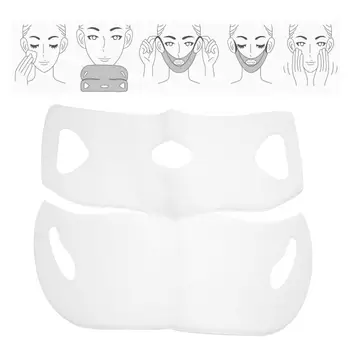 

40# Double Ear Hook V-Shaped Lifting Facial Neck Miracle 4D Firming Facial Mask Anti-wrinkle Moisturizing Face Skin Care Tool