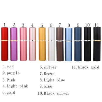 

nbyaic perfume bottle 6ml 10ml flat head high-end portable travel spray bottle glass liner empty bottle press small spray bottle