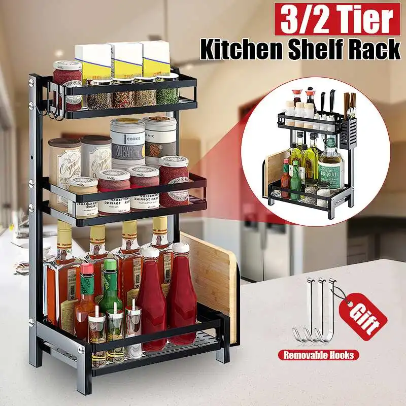 

Stainless Steel Kitchen Dish Rack Plate Cutlery Cup Dish Drainer Drying Rack Kitchen Spice Shelf Organizer Storage Holder