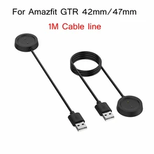 Hangrui 1 м зарядная линия USB Магнитная док-станция для Xiaomi Huami Amazfit GTR 42 мм 1909 GTR 47 мм 1901 зарядное устройство для умных часов питания