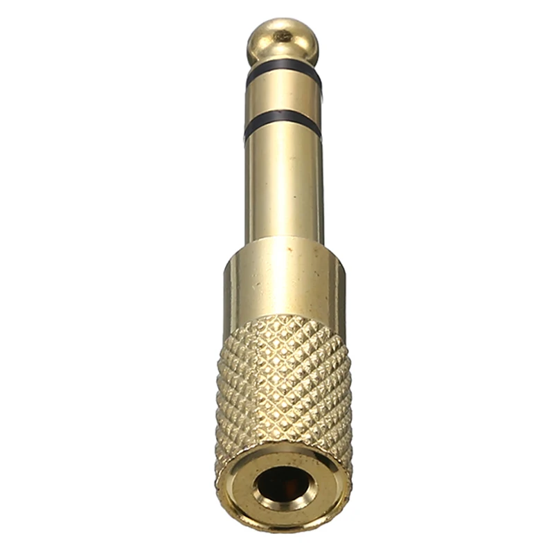 

1pcs Gold plated 6.35mm 1/4" Male plug to 3.5mm 1/8" Female Jack Stereo Headphone Audio Adapter Mayitr
