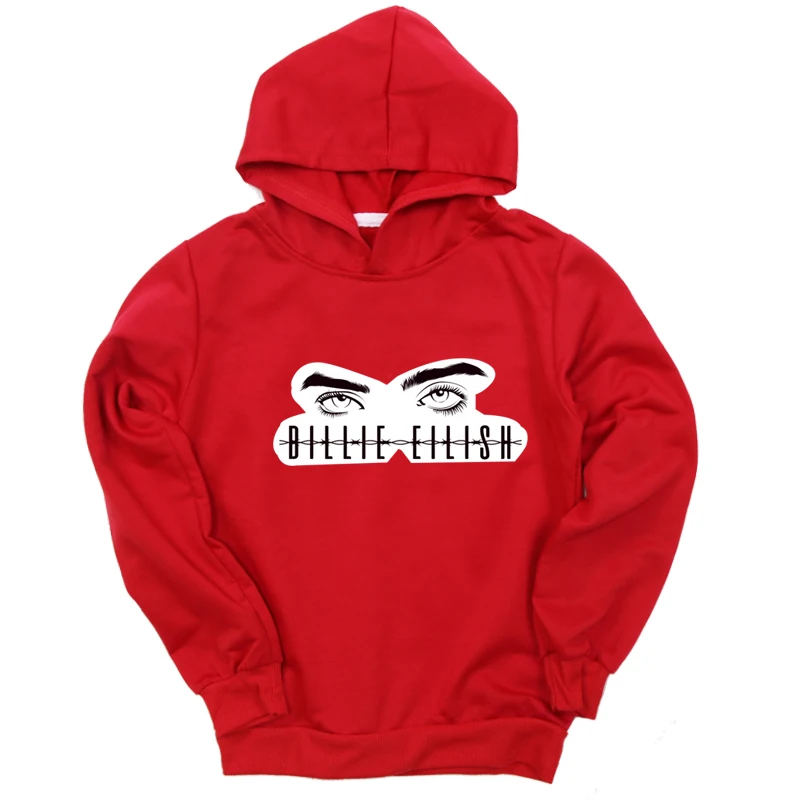 Hoodies 11 Толстовки с капюшоном для мальчиков и девочек; модная Толстовка с принтом Билли эйлиш; хлопковая Повседневная Спортивная Толстовка для маленьких мальчиков; сезон весна-осень - Цвет: Hoodies 11