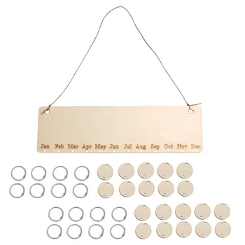 

Celebrations Calendar Home Decor Wooden DIY Calendar Plaque Hanging Birthday Reminder Board