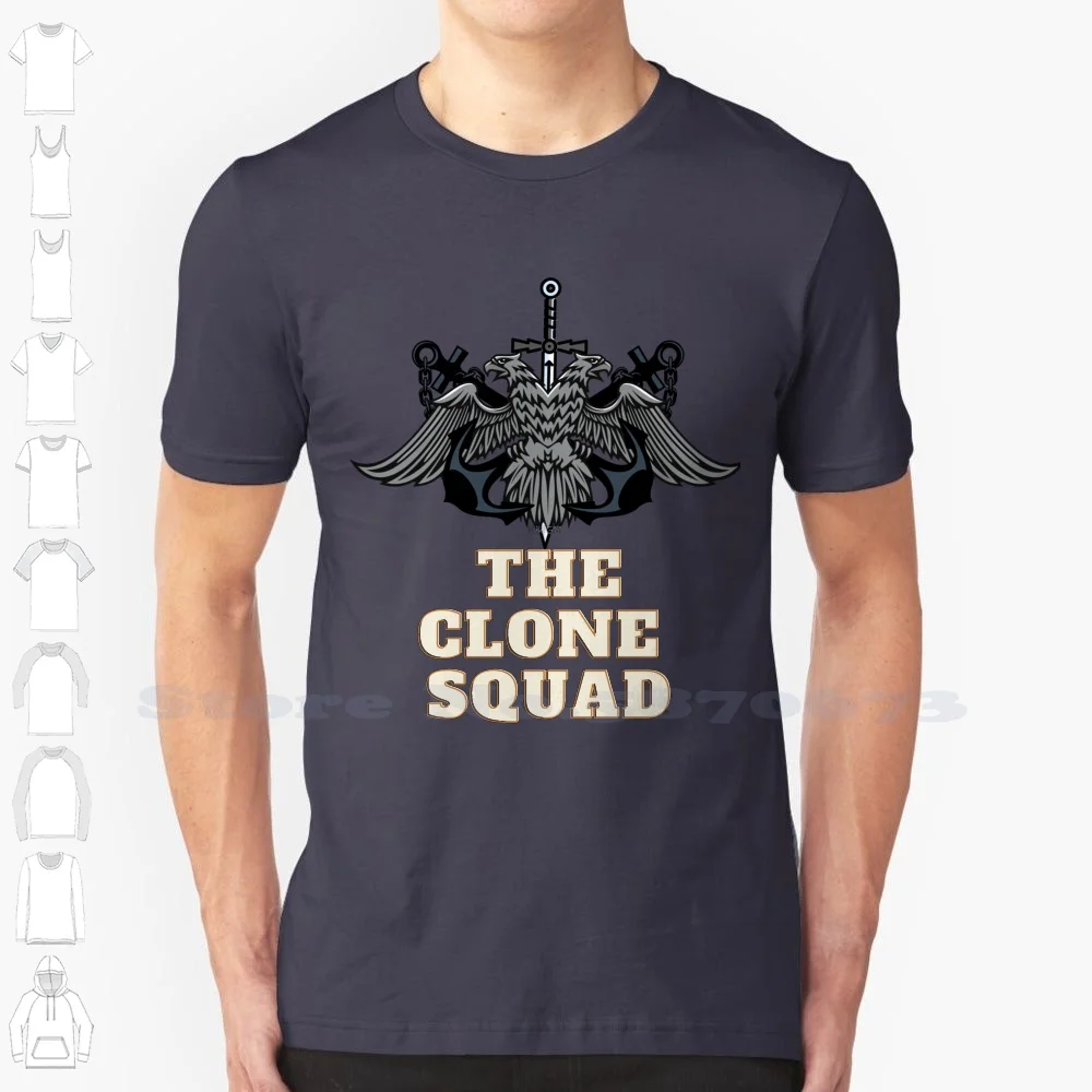 The Clone Aquad Cool Design Trendy T-Shirt Tee Cloni Squad Sword Clone Wars Trooper Clone Force 99 The Bad Batch Wrecker