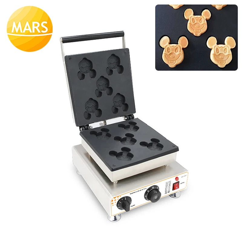 

Industrial Waffle Stick Maker Machine Waffle Iron Cake Oven Electric 220V 110V Waffle Cakes Baker Iron Grill