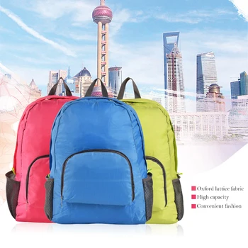 

New Women Men Laptop School Picnic Travel Outdoors Large Capacity Nylon Rucksack Foldable Backpack Hiking Bag Waterproof