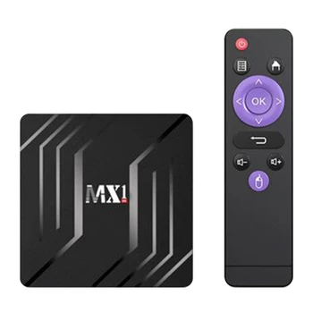 

MX1 2.4G + 5GWiFi 4K HD TV BOX RK3228A 2 + 16G Network Player Android 9.0 Network Set-Top Box (EU Plug)