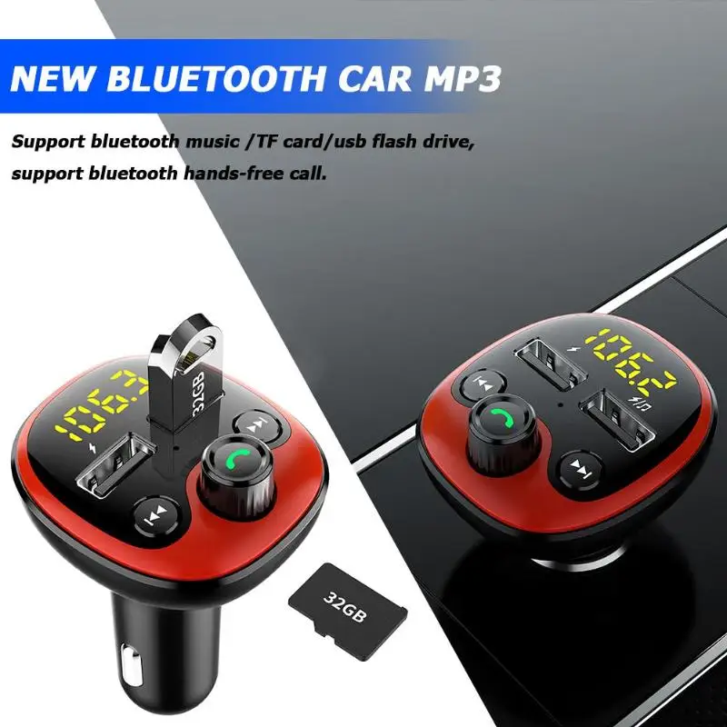 VODOOL BT21 беспроводной Bluetooth fm-передатчик Handsfree автомобильный комплект MP3 плеер USB зарядное устройство с функцией переключения папки воспроизведения