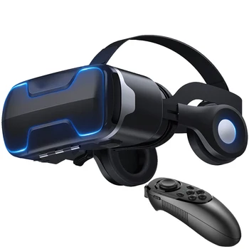 

Movies Video Games Cardboard Helmet Anti-bluelight Adjustable Virtual Reality Glasses Stereo For 4.7-6inch Phone VR Headset