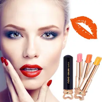 

NOVO Waterproof Lip Balm Acid Moisturizing Nourishing Lip Plumper Lip Lines Long-Lasting Makeup Lipstick Cosmetics Beauty Makeup