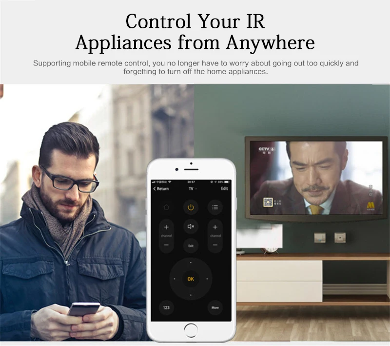 Беспроводной wi fi инфракрасный пульт дистанционного управления ler Hub Tuya Smart Life APP