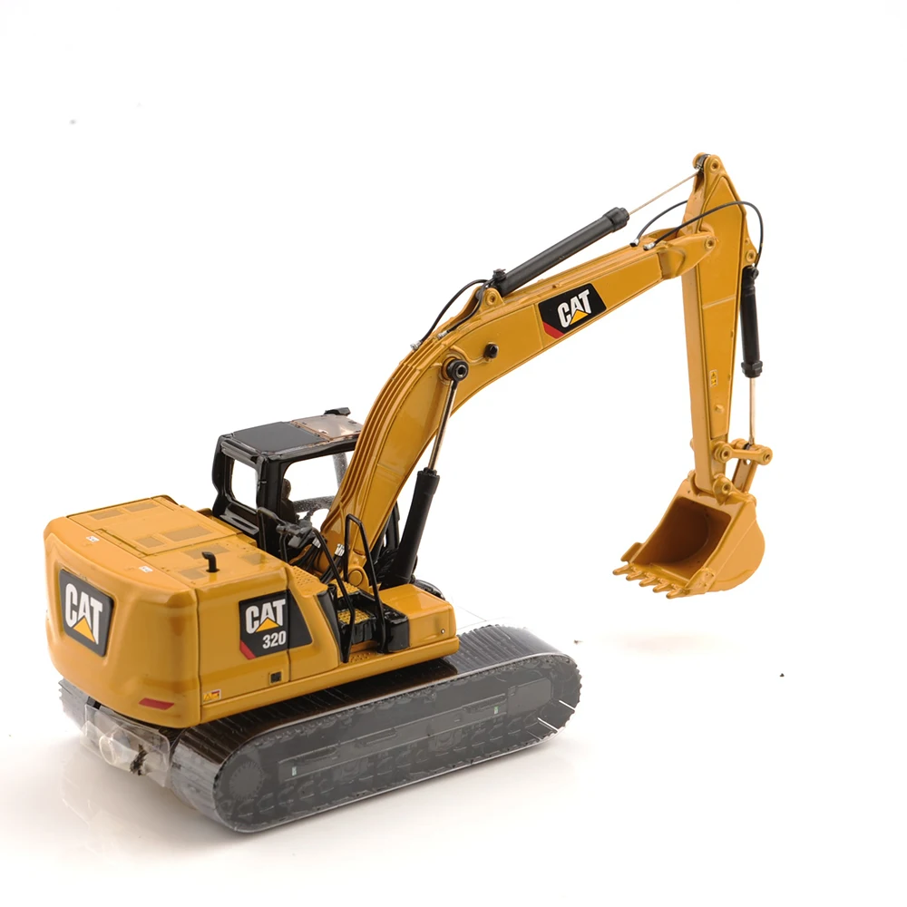 Diecast-modelo de Caminhão Trator de Escavadeira Modelo de Caminhão Brinquedos de Presente Hidráulico Escala 50 Masters 320 Hidráulica Veículos Engenharia 85569 1 - 3 Brinquedos e hobbies