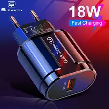 Suhach Quick Charge 3,0 2,0 USB зарядное устройство для iPhone Xiaomi samsung huawei QC3.0 QC быстрое зарядное устройство Turbo настенное зарядное устройство для мобильного телефона