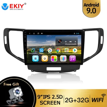 

EKIY 9" Android 9.0 Car Radio For Honda Accord 8 2008-2012 Car Multimedia Video Player Navigation GPS Android 8.1 No 2din Dvd