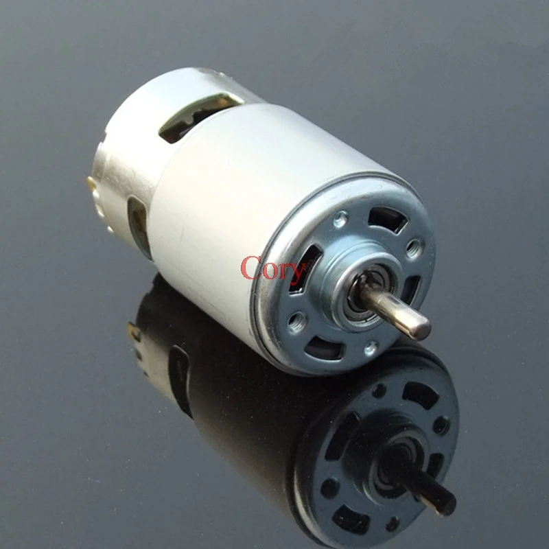 1 шт. 775 двигатель постоянного тока 12 V-36 V круглый шарикоподшипник вала большой высокий крутящий момент Мощность низкая Шум Лидер продаж электронный компонент мотор