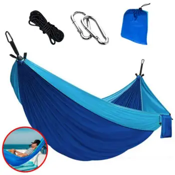 

Hot Portable Outdoor Furniture Hammocks Double Person Camping Survival Garden Swing Hunting Hanging Sleeping Chair Hot