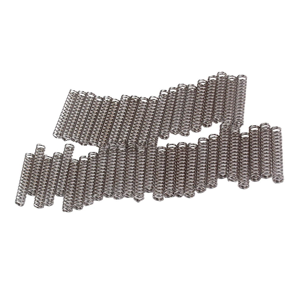 45 Pack Guitar Humbucker Pickup Frame Springs For Electric Guitar Parts 25x4.7mm