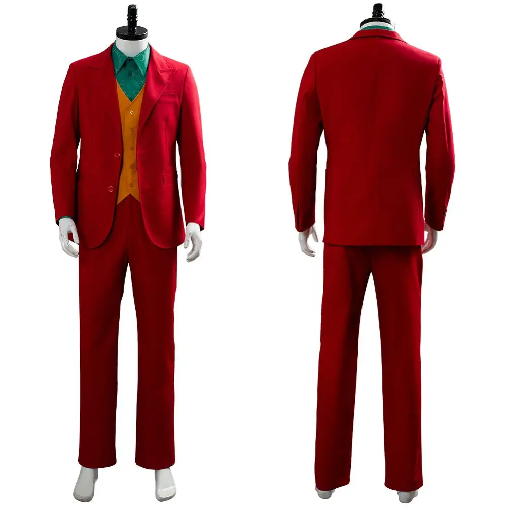Маскарадный костюм Джокера Артура флека; карнавальные костюмы на Хэллоуин; костюм Бэтмена Джокера; костюм для косплея; красный полный костюм