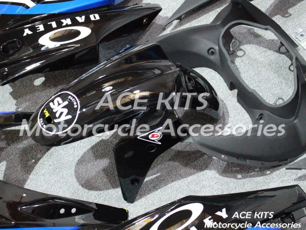 Мотоциклетный обтекатель abs Подходит для Kawasaki Ninja250 2008 2009 2010 2011 2012 корпусные детали пресс-форм ACEKITS Магазин № 0183