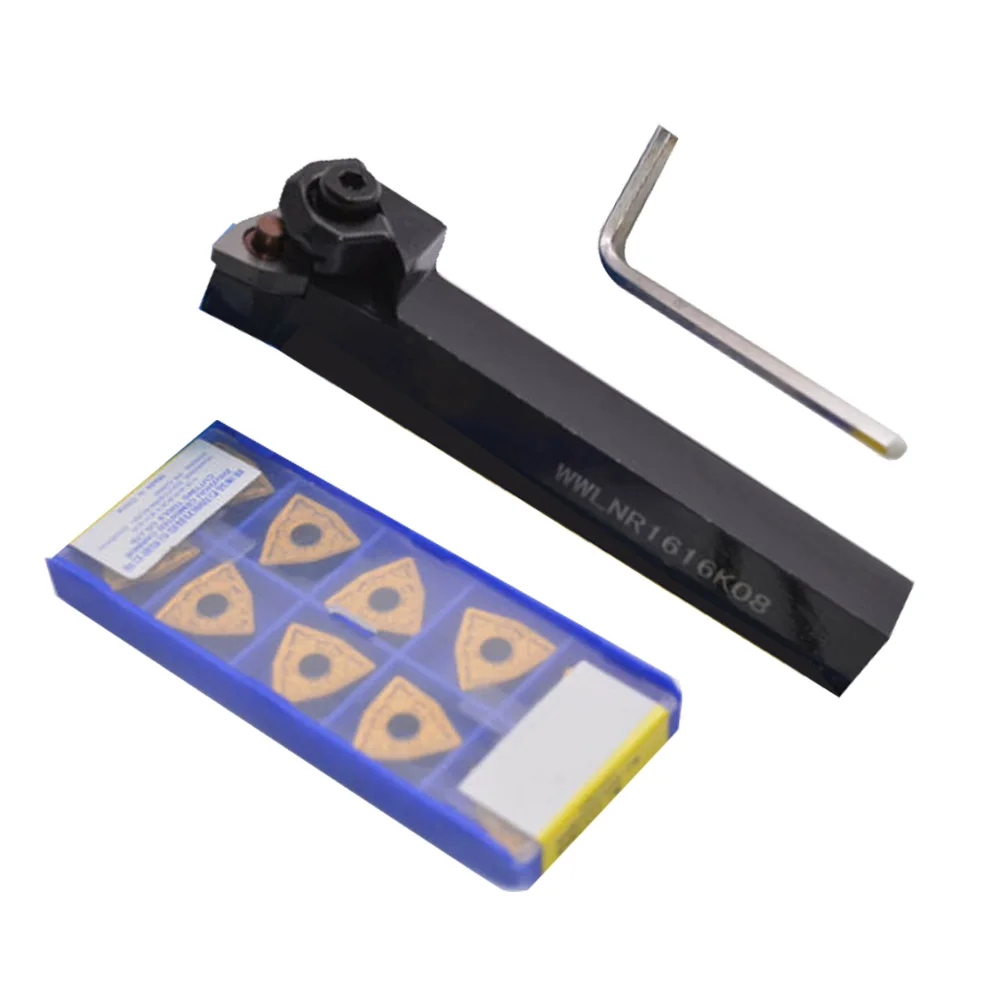 

WWLNR1616K08 Right Hand Lathe Turning Tool Boring Bar Holder+inserts Cutter Kit