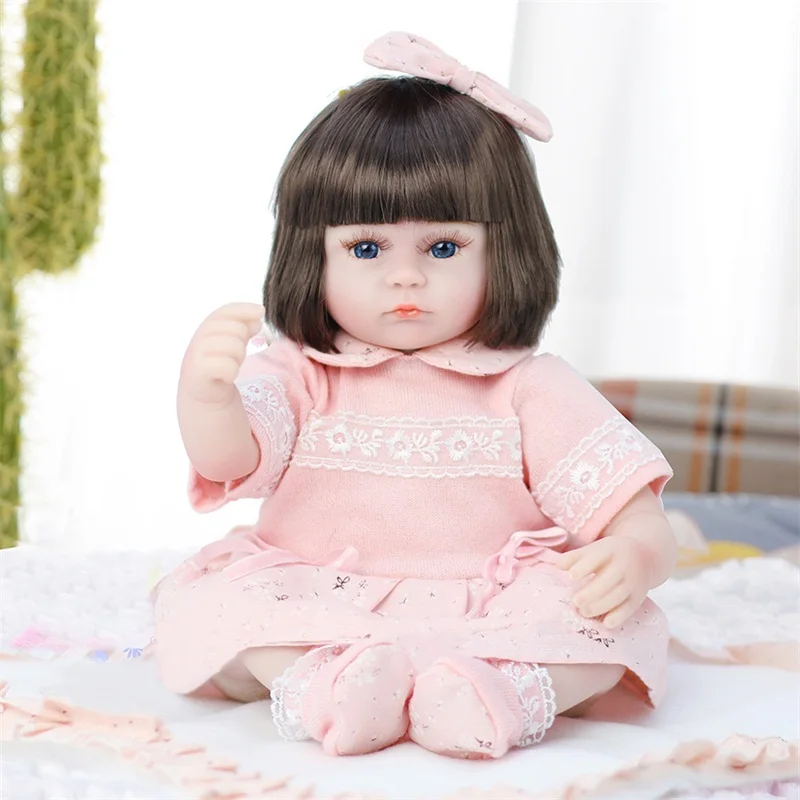Bebes Reborn Baby 42 см платье принцессы Реалистичная кукла ручной работы для