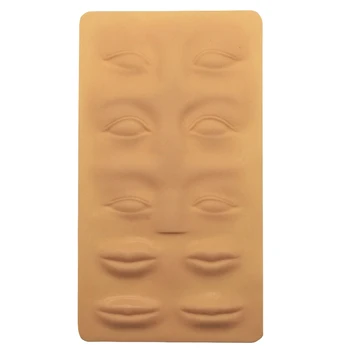 

Silica gel 3D Practice Skin Eye Lips Cosmetics Fake Skin Eyebrow Tattoo Practice Skin Accessories Beginners