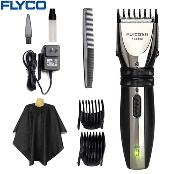 

Flyco Hair Clipper Professional Rechargable Tondeuse Cheveux Trimmer for Men Beard cortadora de pelo 2pcs Nozzles FC5808 Shaver