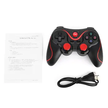 

Protable T3 Wireless Bluetooth V3.0 Gamepad Dual Analog Joystick Gaming Controller Suitable for Android Smartphones Tablets