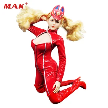 

CJG-W023 1/6 Scale Female Clothing Jumpsuit Bodysuit Persona 5 Cos HT POP body for 12" Action Figure Female Doll