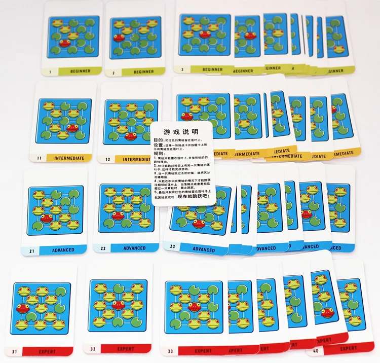  Frog Adventure Interesting Game Chess Logic Thinking Toy Children's Table Games Puzzle Games