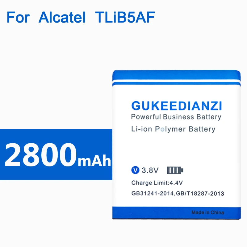 Аккумулятор TLiB5AF 2800 мАч для Alcatel One Touch OT 997 997D Pop C5 5036 5036D 5037 5037X 5037A 5037D X'Pop 5035 5035D