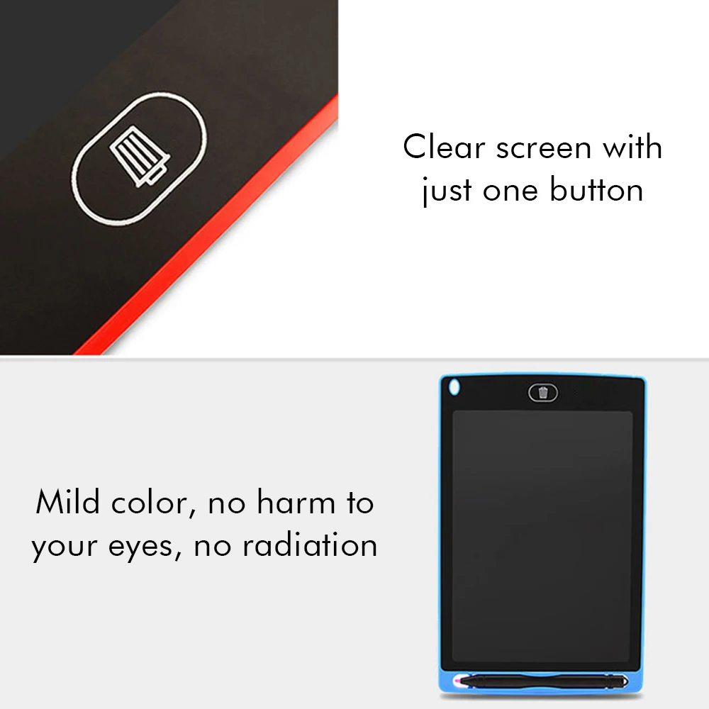 

8.5in Writing Pad LCD Electronic Memo Write Board for Elderly and Children Write to Communicate Portable Intelligent Blackboard